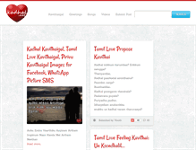 Tablet Screenshot of kadhal.net